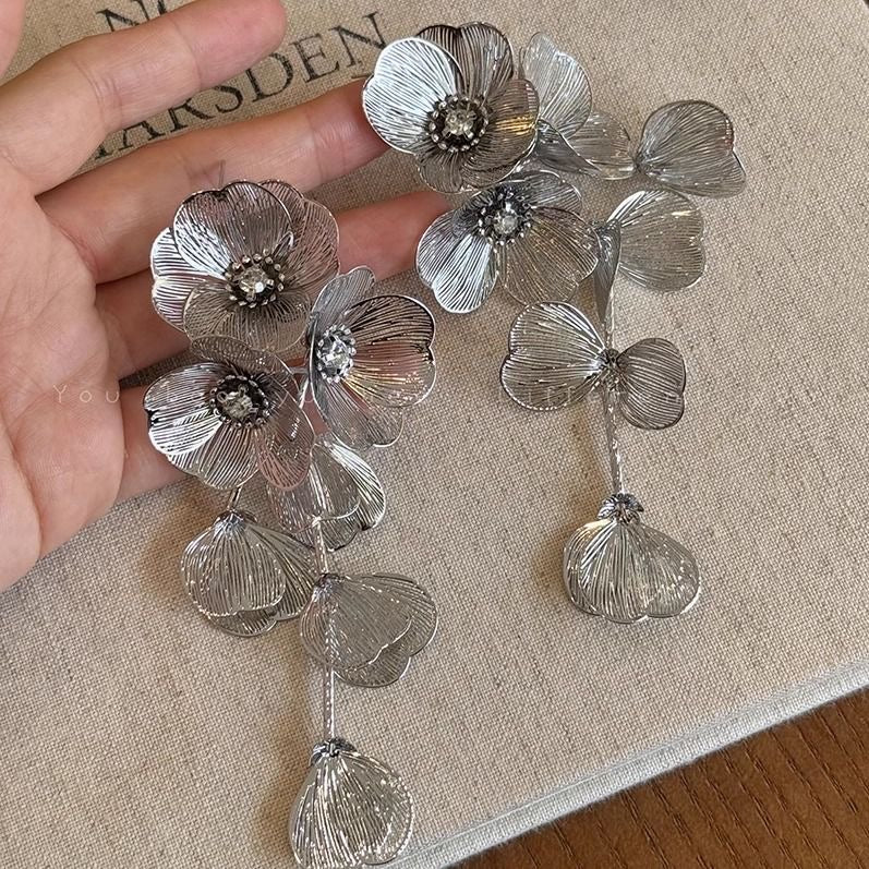 S925 (Sterling Silver) Gorgeous Long Earrings