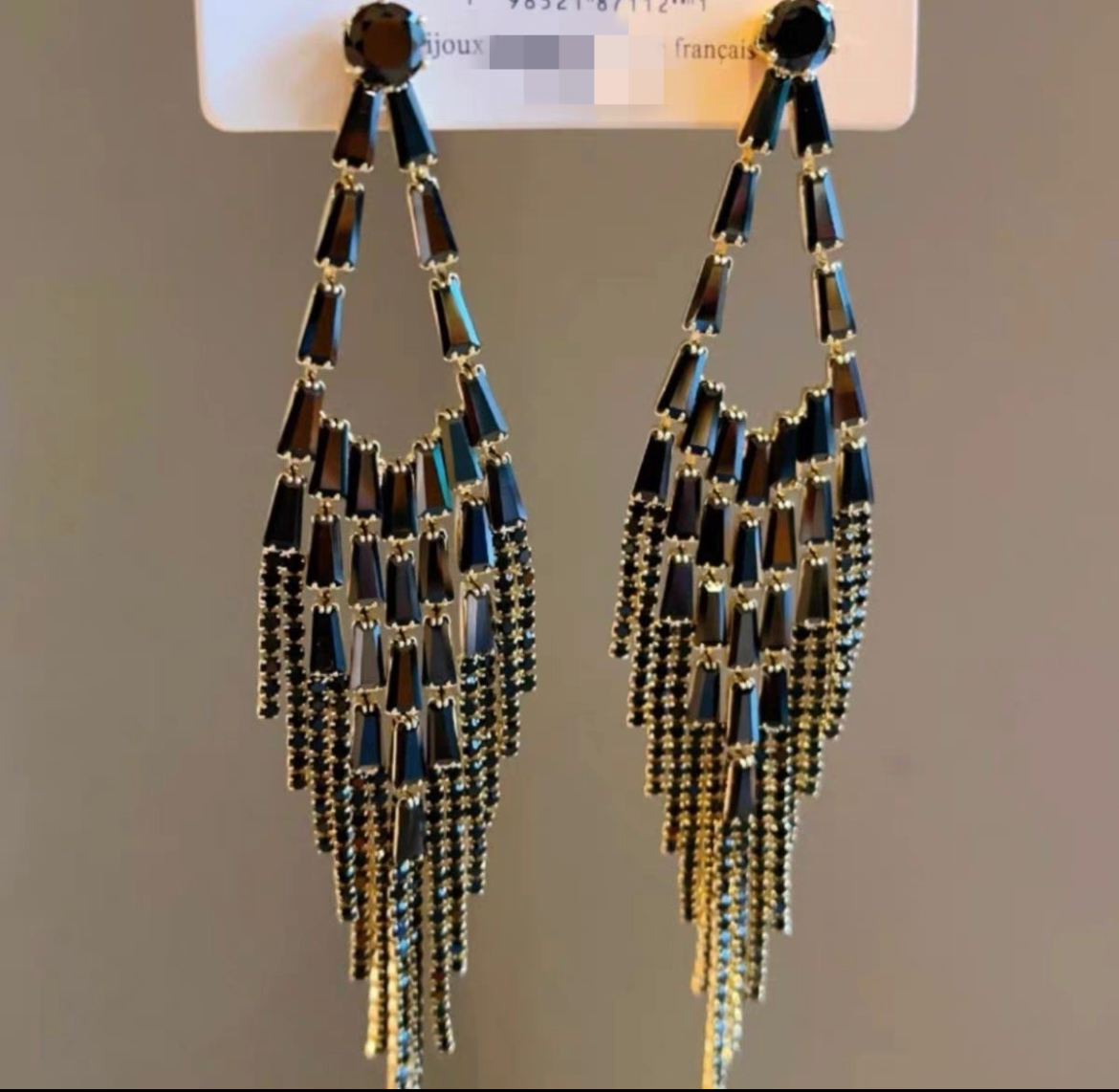 S925 (Sterling Silver) Gorgeous Long Earrings