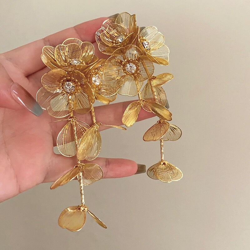 S925 (Sterling Silver) Gorgeous Long Earrings