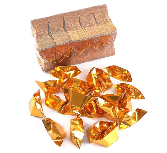 DIY Paper Ingot Ancestor Blessing Supplies Manual - Gold & Silver Accessories Sacrificial Supplies (40 pcs)