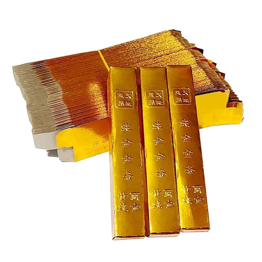 Paper Gold Bar for Mourning Our Pets