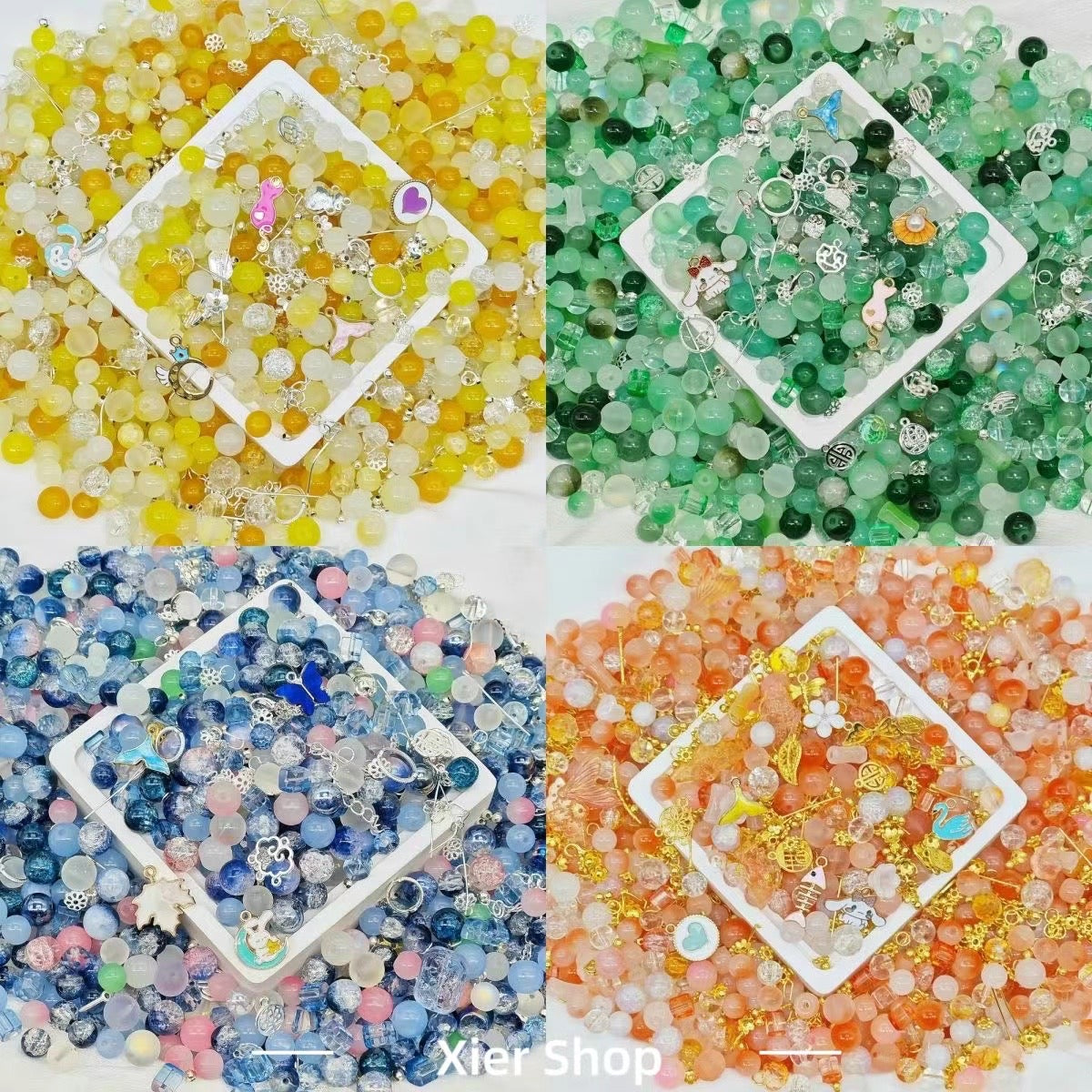 DIY Glass Beads Lucky Bags - Open in Live